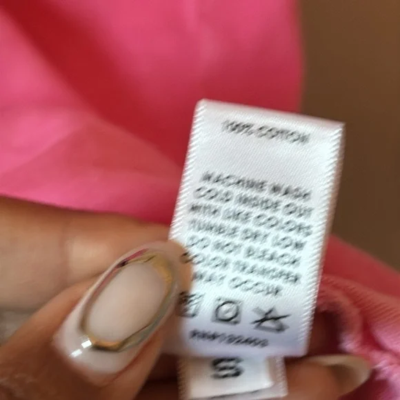 Cotton Citizen x REVOLVE Tokyo 100% Cotton T Shirt Mini Dress Size S Hot Pink - Picture 8 of 9